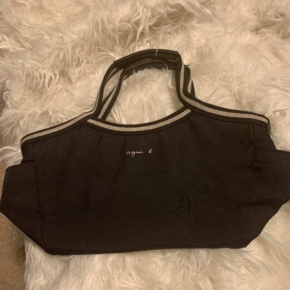Agnes B handbag black small tote